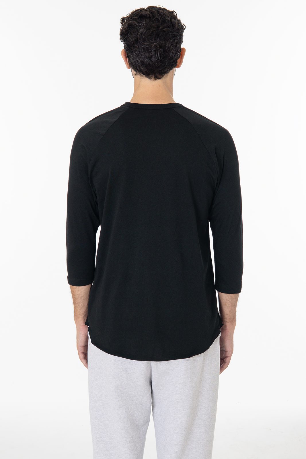 3/4 Sleeve Cotton Poly Raglan 3.8oz
