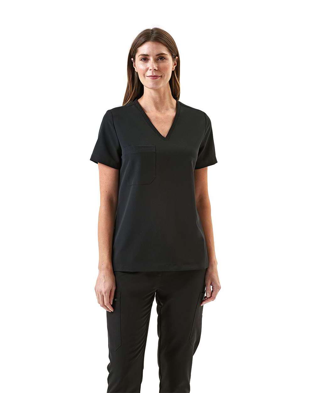 Custom Womens Limitless V-Neck Stretch Scrub Top