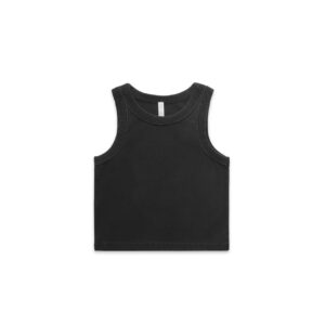 AS Colour – Womens Faded Organic Rib Crop Tank Top