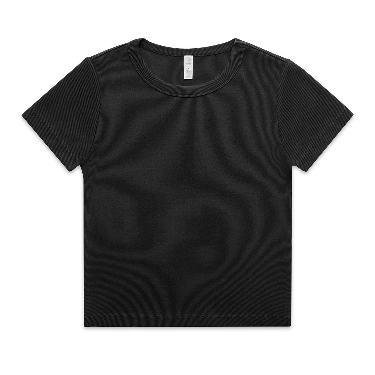 AS Colour - Custom Womens Faded Organic Rib T-Shirt
