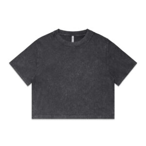 AS Colour – Womens Stone Wash Heavy Crop T-Shirt