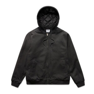 AS Colour – Canvas Bomber Hooded Jacket
