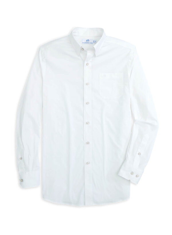 Mens Charleston Overbook Solid Sport Shirt