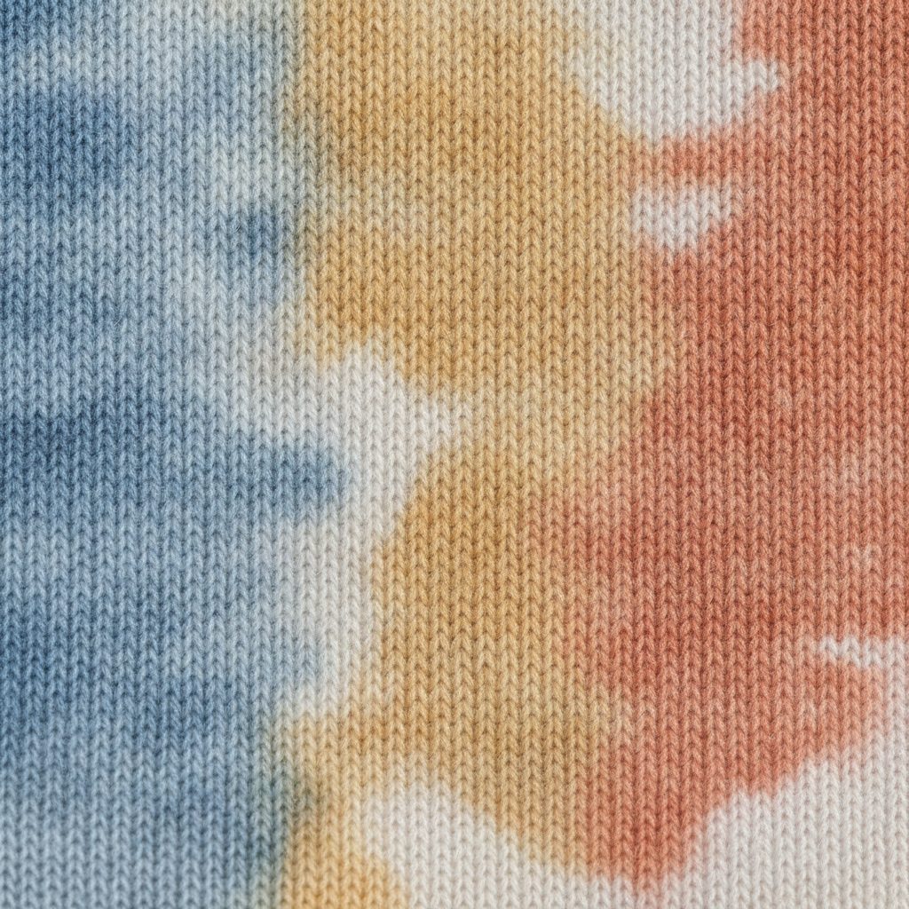 Macro view of water-based ink absorbed into the weave of a cotton t-shirt