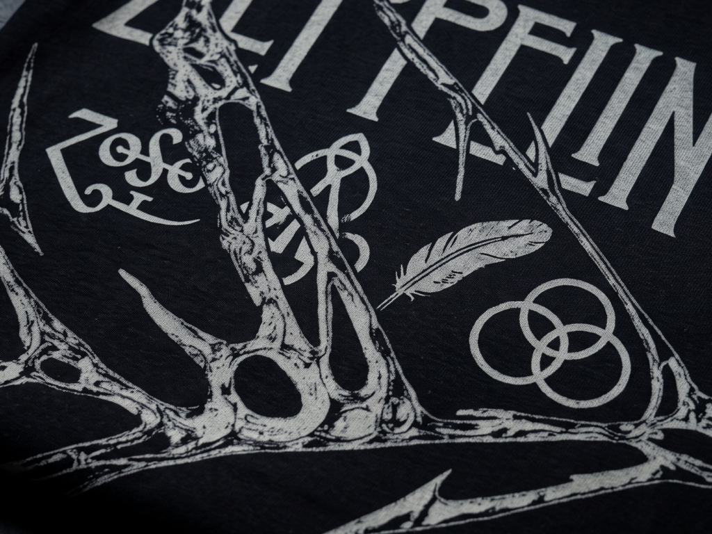 A water-based screen print soaked into the fabric with a soft hand