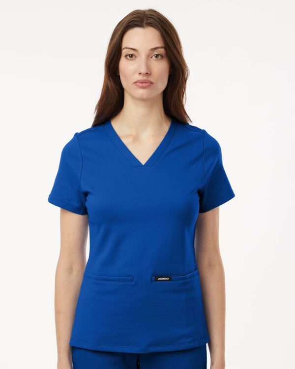 Custom Womens Cesi Ultrasoft Scrub V-Neck Top