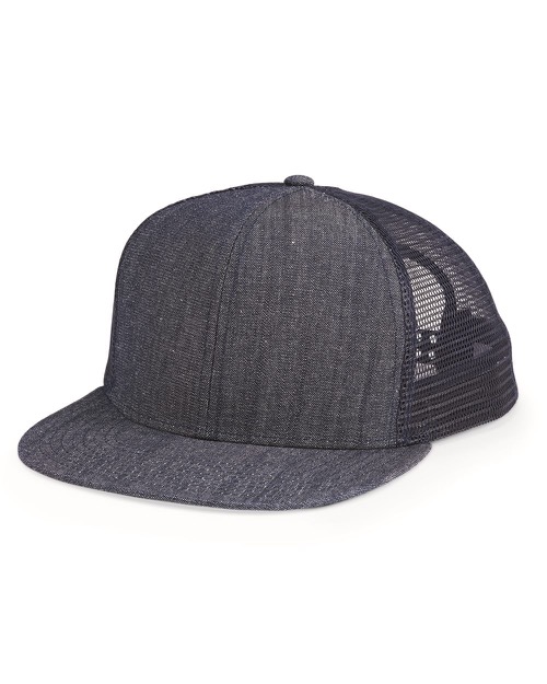 Custom Flat Bill Six-Panel Trucker Cap