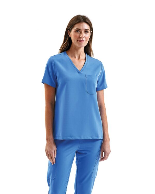 Custom Womens Limitless V-Neck Stretch Scrub Top