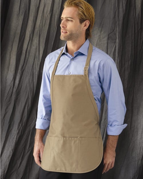 Custom Adjustable Neck Strap Three Pocket Apron