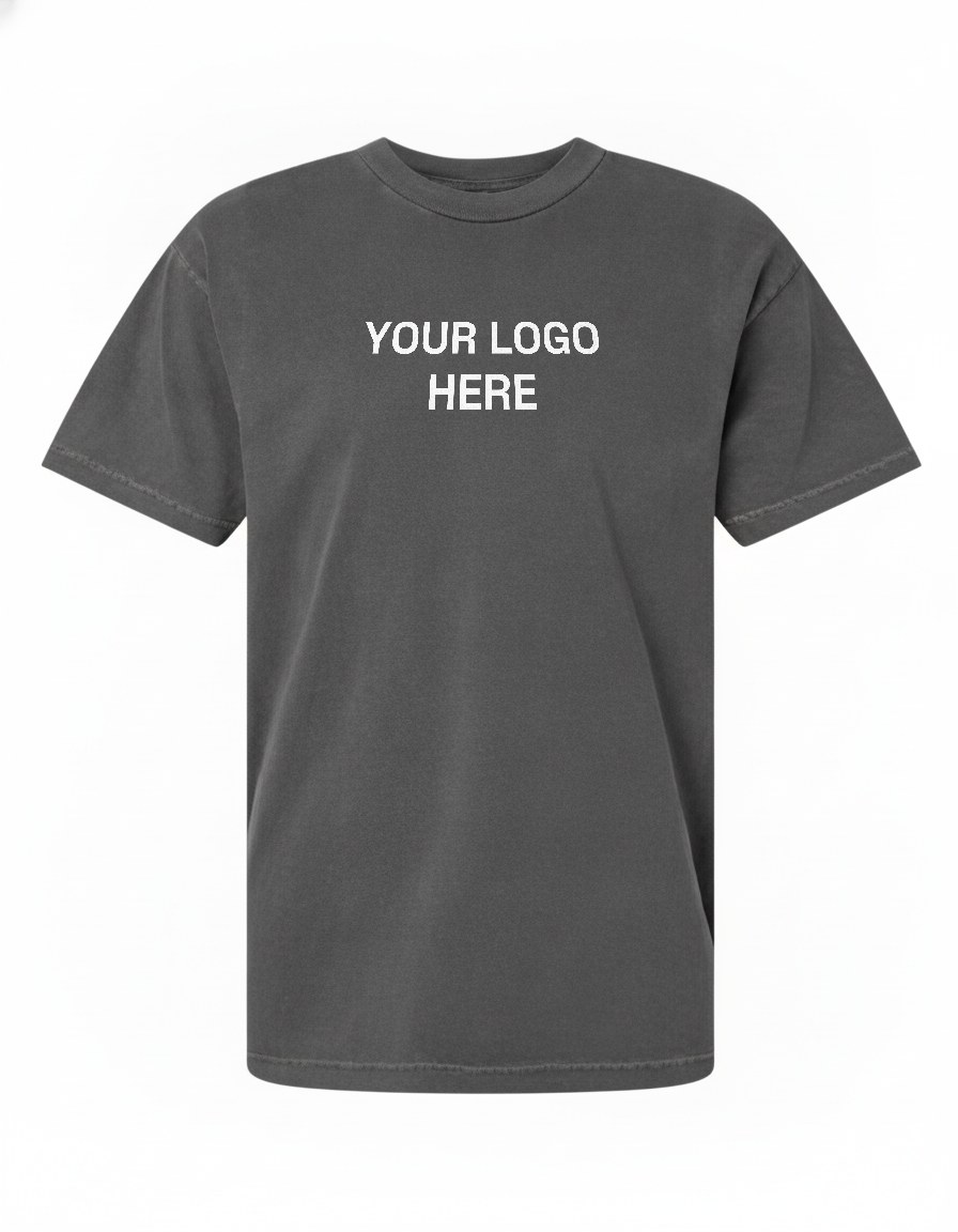 Custom Unisex Heavyweight Cotton Garment-Dyed Tee
