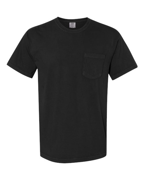 Custom Unisex Garment-Dyed Heavyweight Pocket T-Shirt